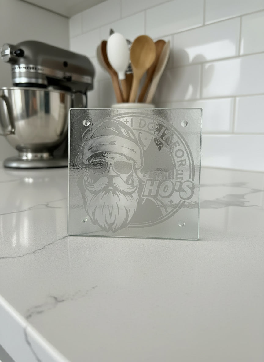 Santa Cutting Board