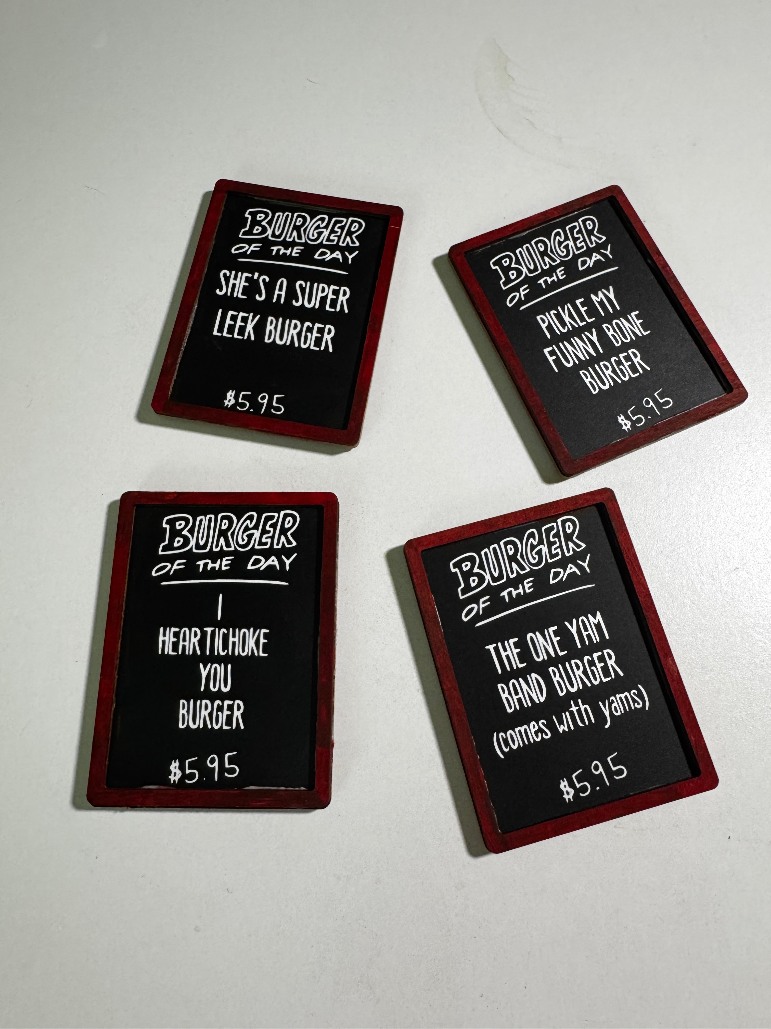 Bob’s Burger of the Day Magnets
