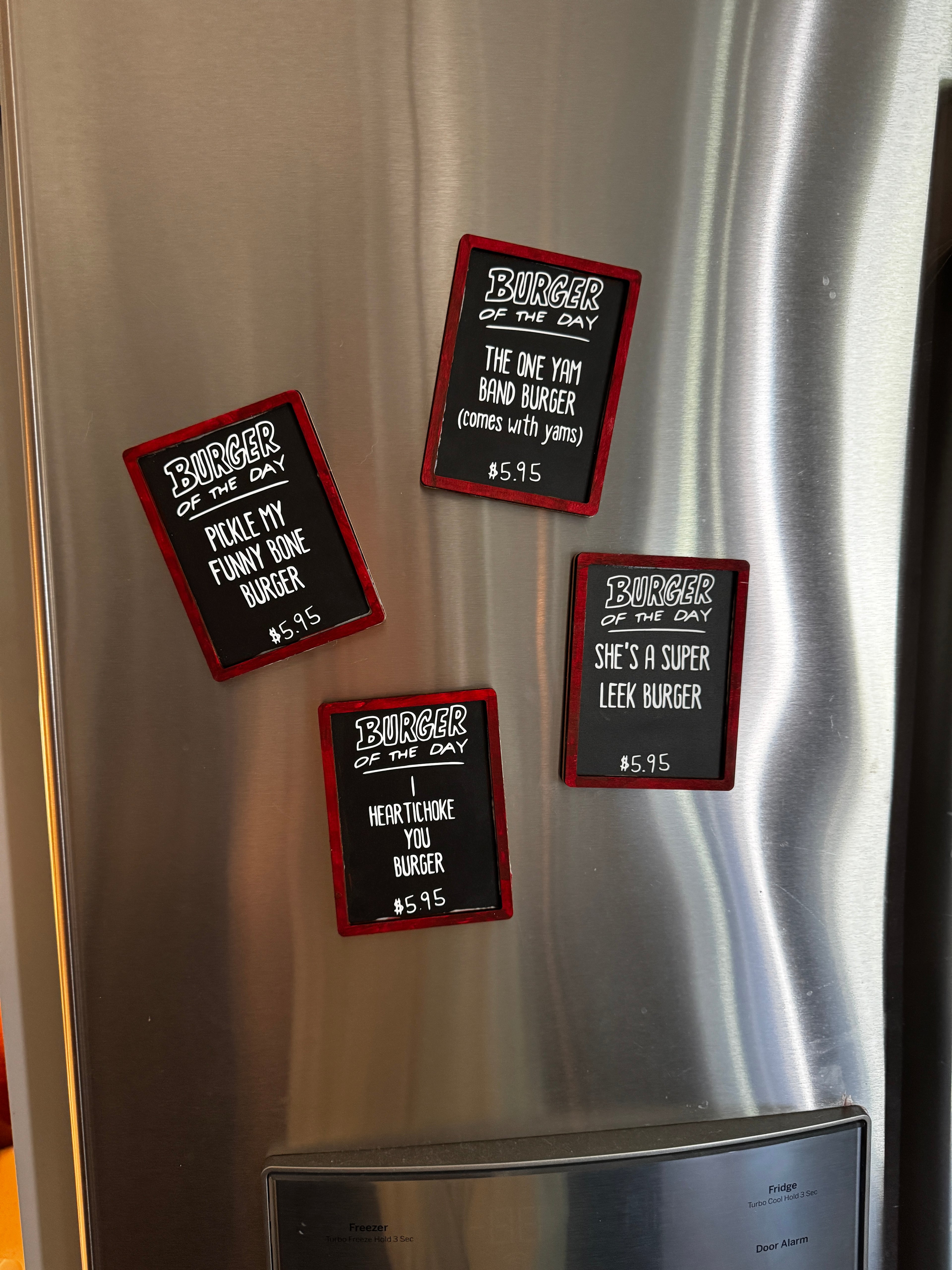 Bob’s Burger of the Day Magnets